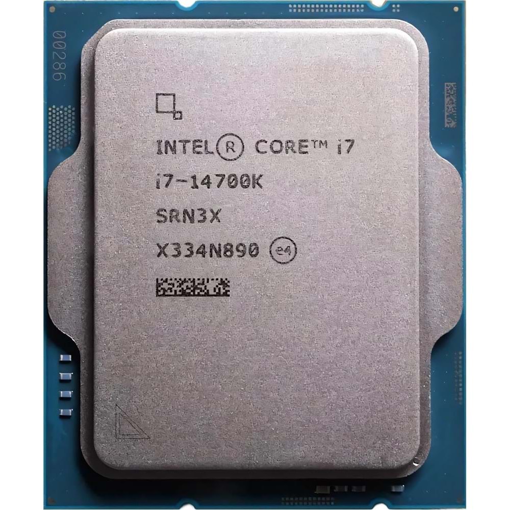 Intel Core i7 14700K TRAY 3.4GHz 33MB Önbellek 20 Çekirdek 1700 10nm Kutusuz İşlemci