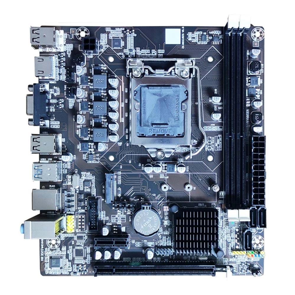 Quadro H61-B75M1 DDR3 GLan VGA,HDMI 4x Sata3 M.Sata 16X PCIe 1155p USB 3.0 2.3. Nesil Anakart