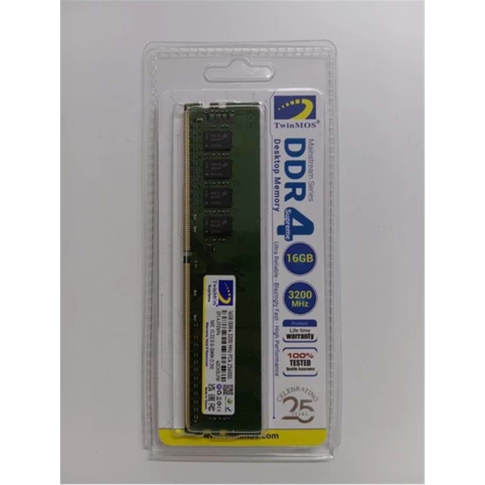 TwinMOS 8GB 2666MHz DDR4 1.2V (MDD48GB2666D) Desktop Pc Ram