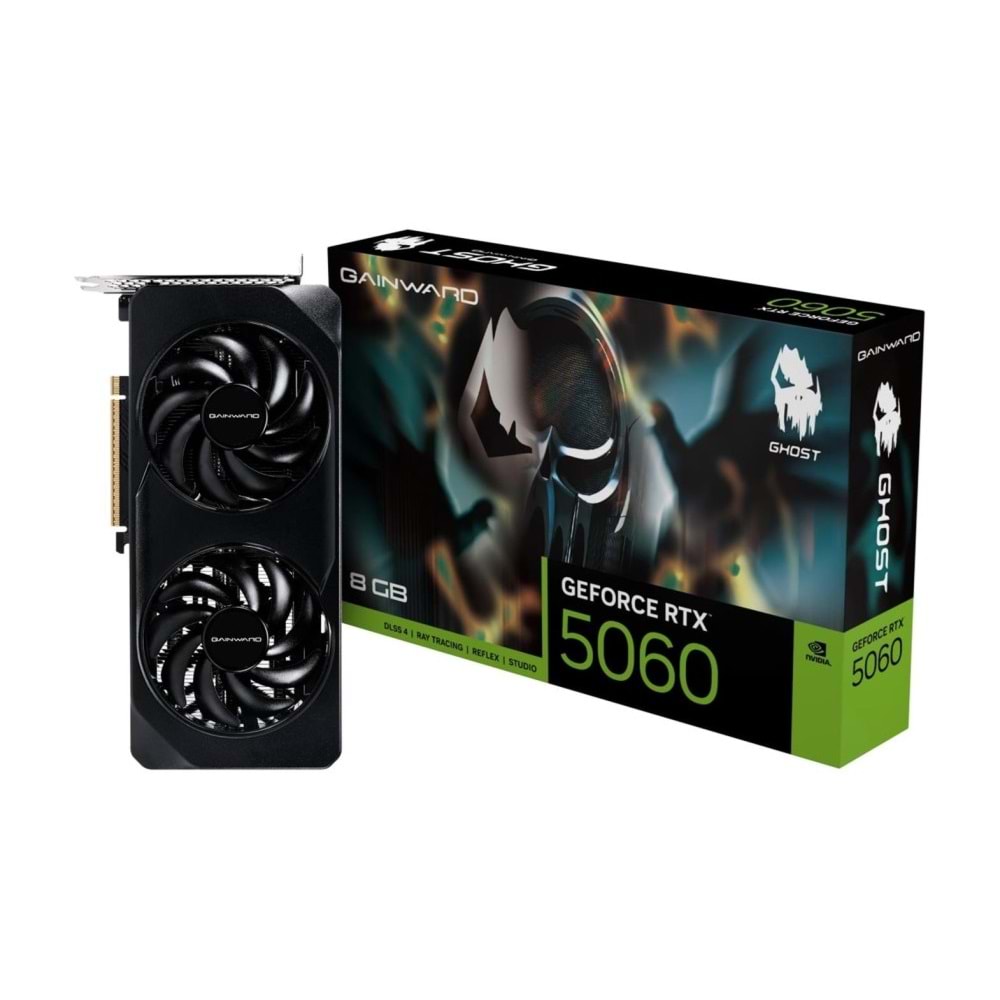 Gainward GeForce RTX5060 GHOST 8GB GDDR7 128Bit Gaming (Oyuncu) Ekran Kartı