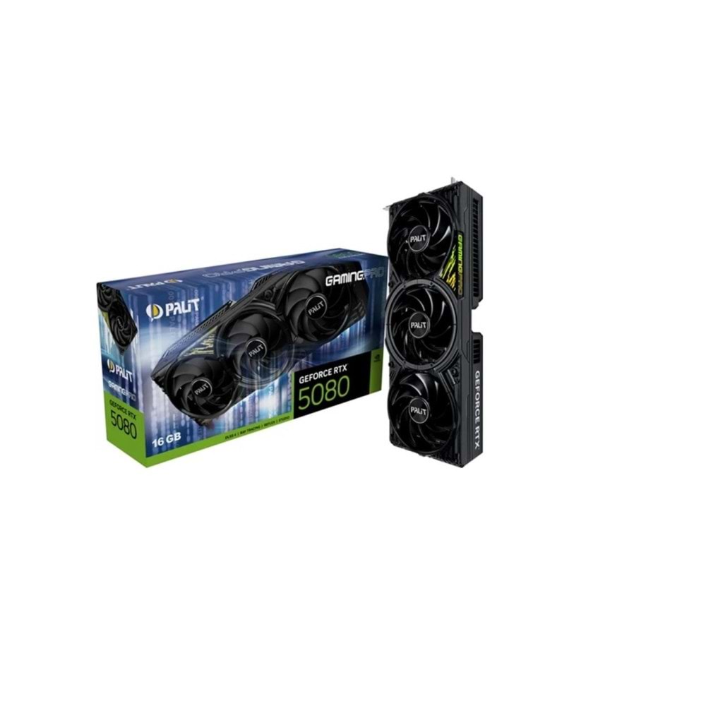 Palit Nvidia Geforce RTX5080 Gamingpro 16GB 256BIT Gddr7 Ekran Kartı NE75080019T2-GB2031A