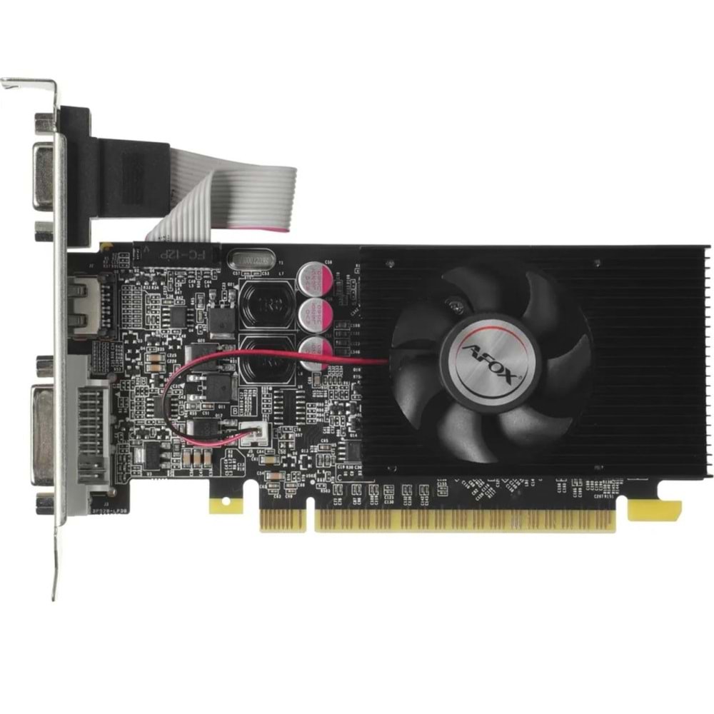 Afox Geforce Gt610 2gb Ddr3 64bit AF610-2048D3L5-V3 DVI HDMI VGA LP Single Fan Ekran Kartı