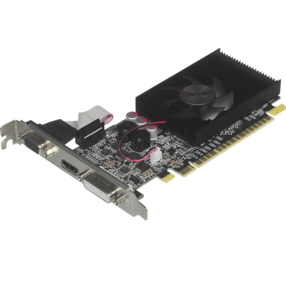 Afox Geforce Gt610 2gb Ddr3 64bit AF610-2048D3L5-V3 DVI HDMI VGA LP Single Fan Ekran Kartı