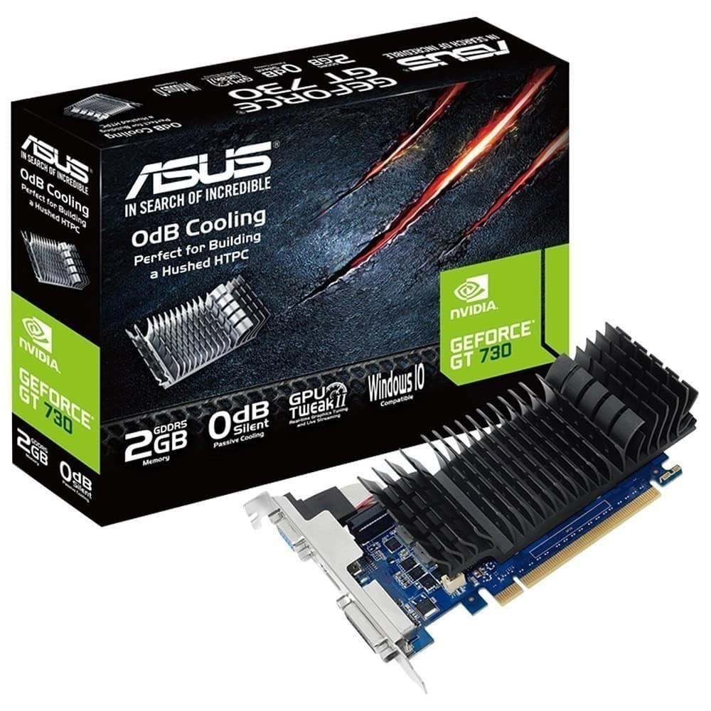 Asus GeForce GT730 GT730-SL-2GD5-BRK DDR5 2GB 64Bit NVIDIA DX12 Ekran Kartı