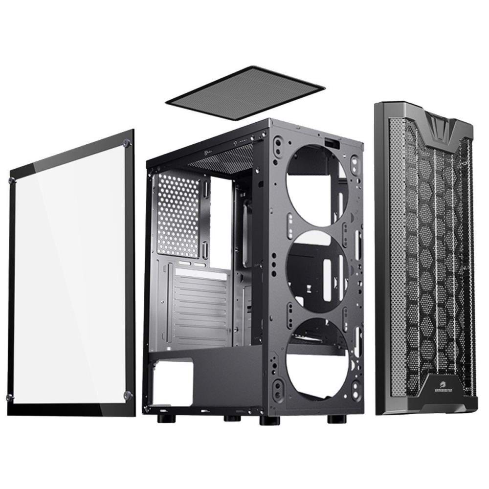 GameBooster GB-F3101B USB 3.0, ATX Mesh, RGB Fan, Siyah Kasa (PSU yok)