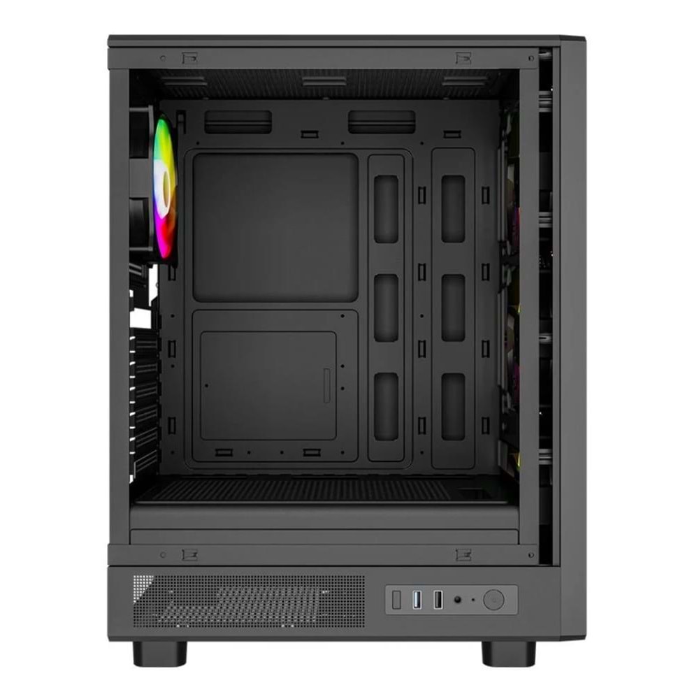PowerBoost PB-A700B 750W 80+ BRONZE ATX USB 3.0 Rainbow Fanly Mesh Gaming Siyah Kasa