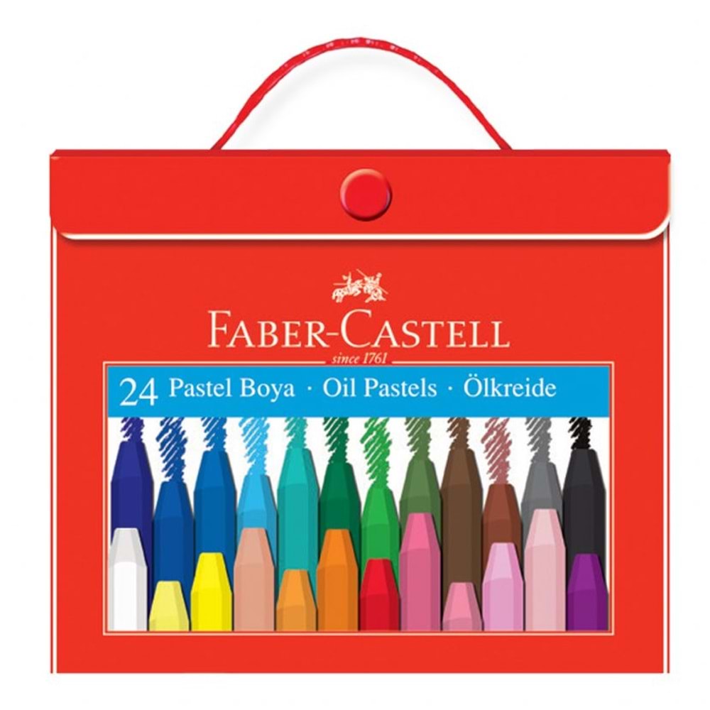 Faber-Castell Pastel Boya Çantalı Köşeli 18 Renk 5281 125119