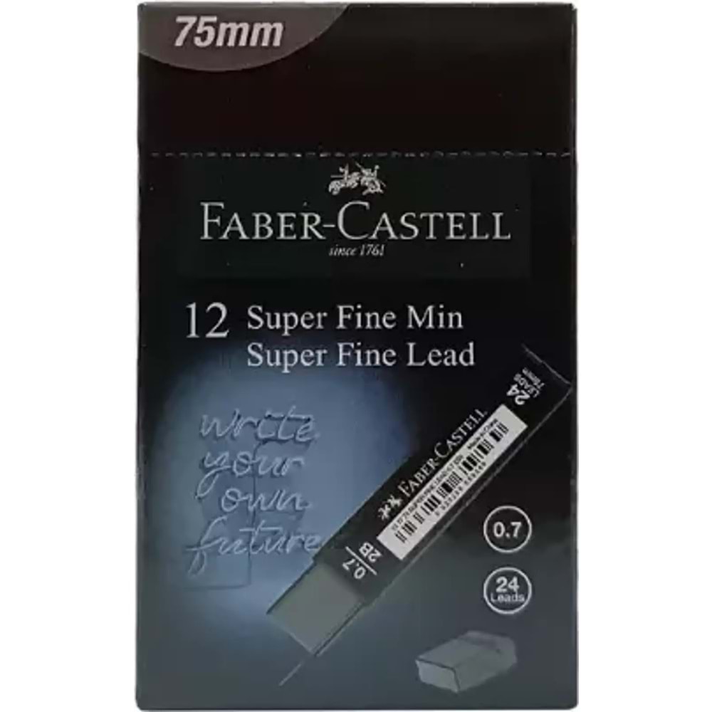 Faber-Castel Min Süper Fine T.Black 2B 0.7 MM 75 MM (1 Adet)