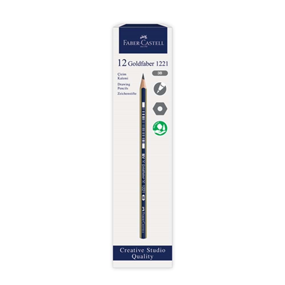 Faber-Castell Kurşun Kalem Dereceli Goldfaber B 5165 000009 (1 Adet)