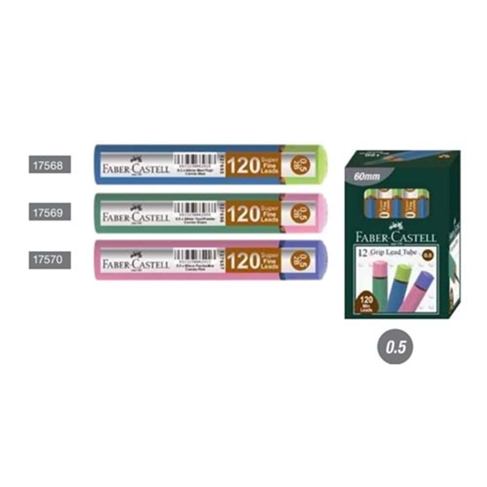 Faber-Castell Min Grip Soft T,kombo,Yeşil/Pembe 0.5 (1 Adet)