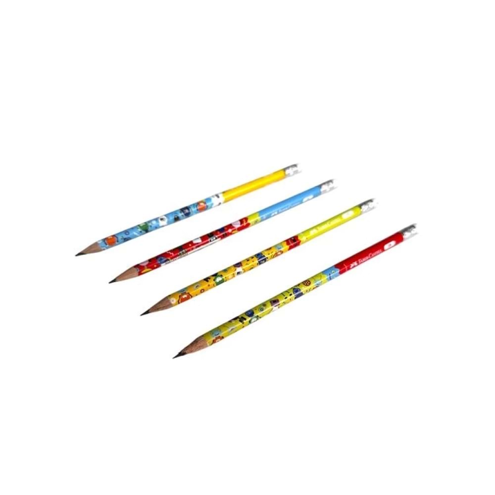 Faber-Castell Kurşun Kalem Silgili Robot 2B 5244 000072 (1 Adet)