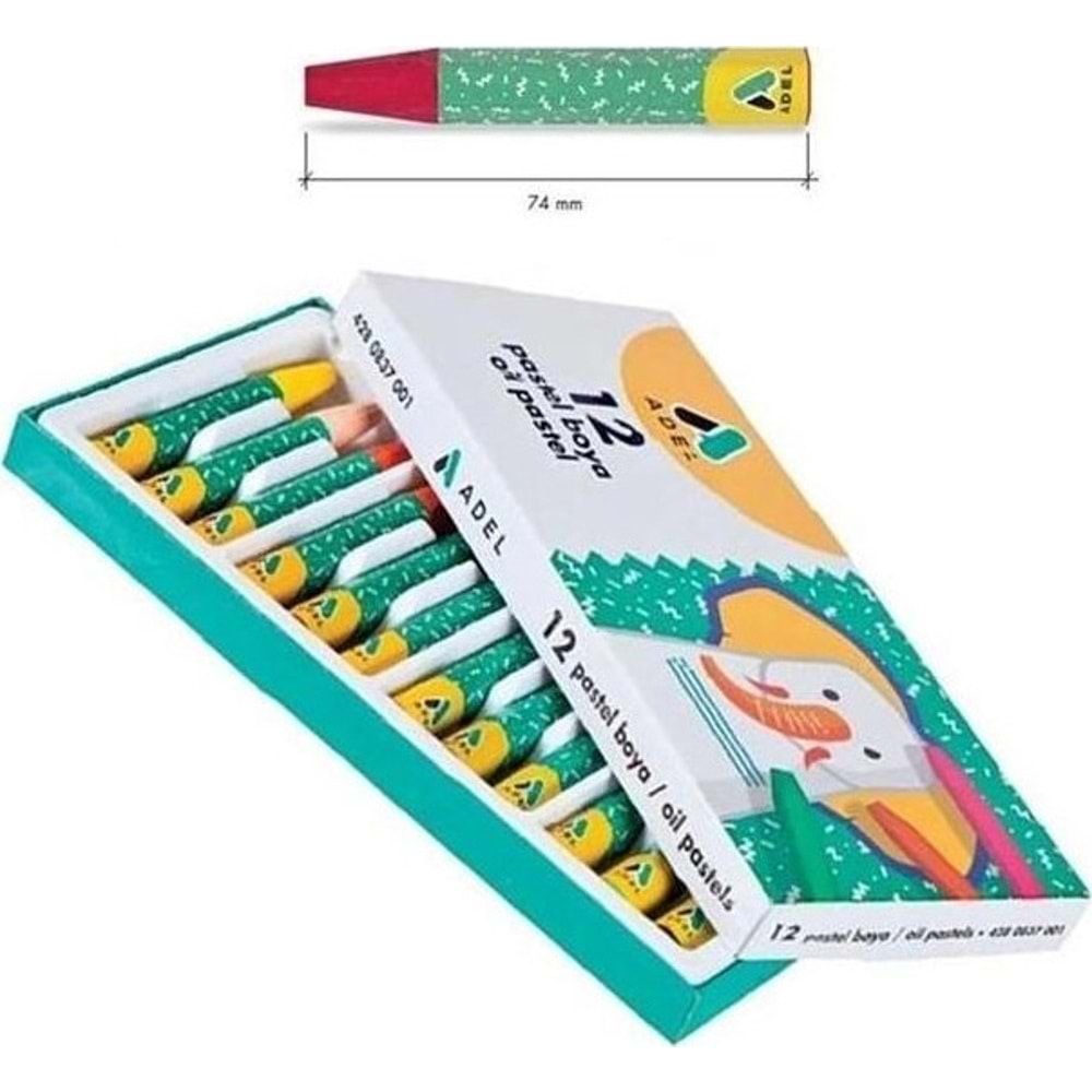 Adel Pastel Boya 12 Renk 2025 2280 000005