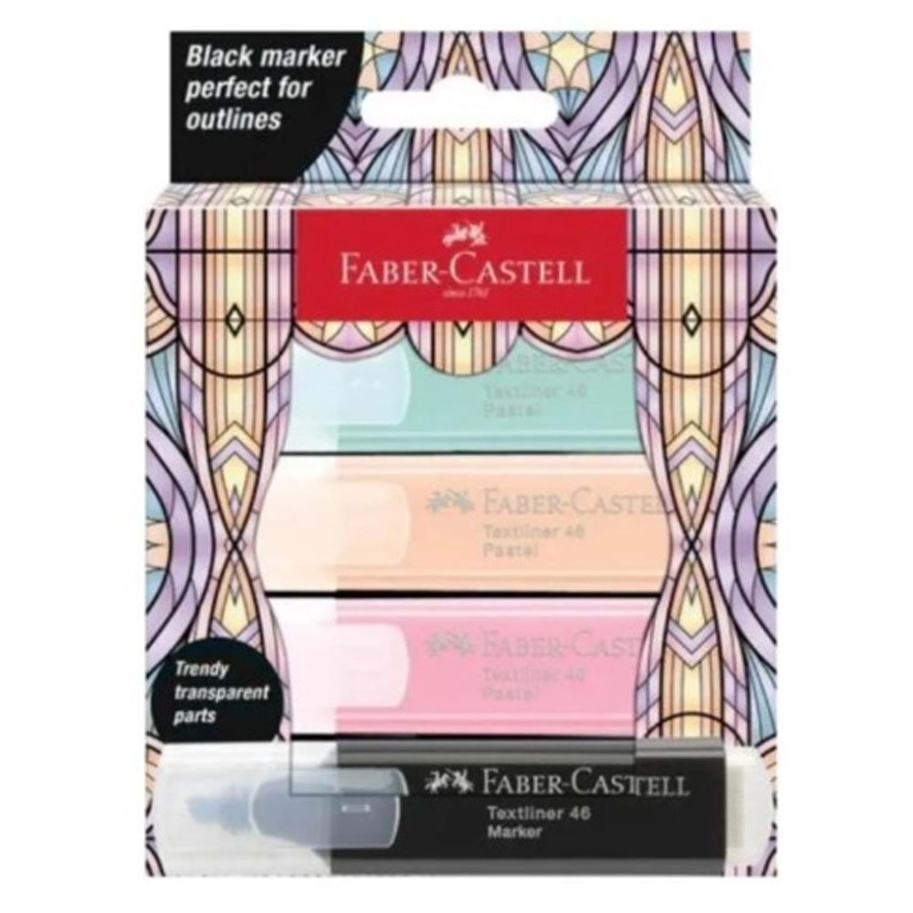 Faber-Castell Glassy Pastel 10x4 Sta