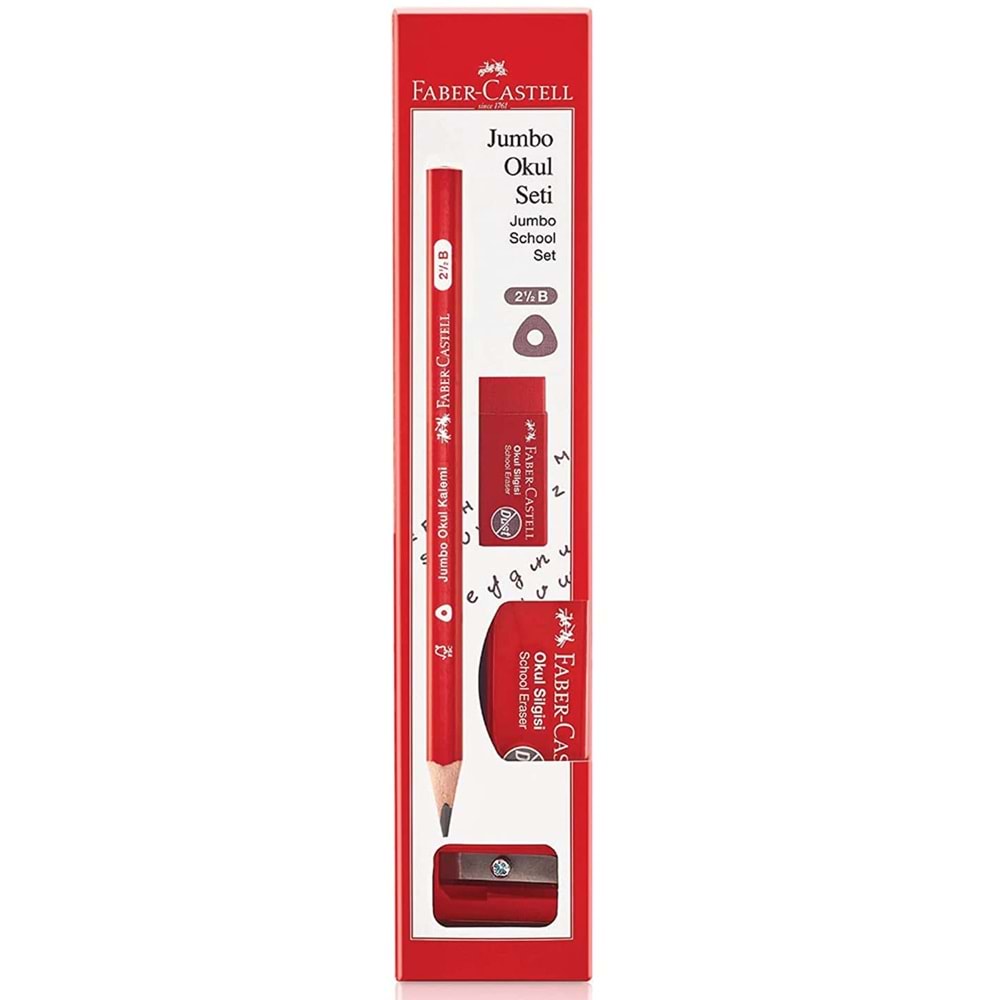 Faber-Castell Kurşun Kalem Jumbo Okul Kalemi Seti