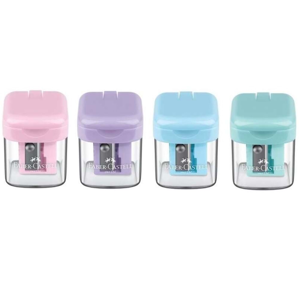 Faber-Castell Minibox Kalemtıraş Pastel Tr Artw 24x 5140381926000 (1 Adet)