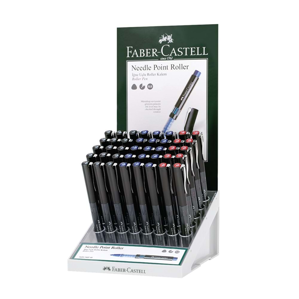 Faber-Castell Roller Kalem İğne Uçlu 40 Lı 5020540540000