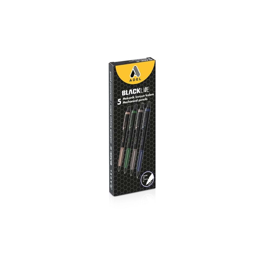 Adel Versatil Kalem BL Duo Siyah-Gri 0.7 MM (1 Adet)