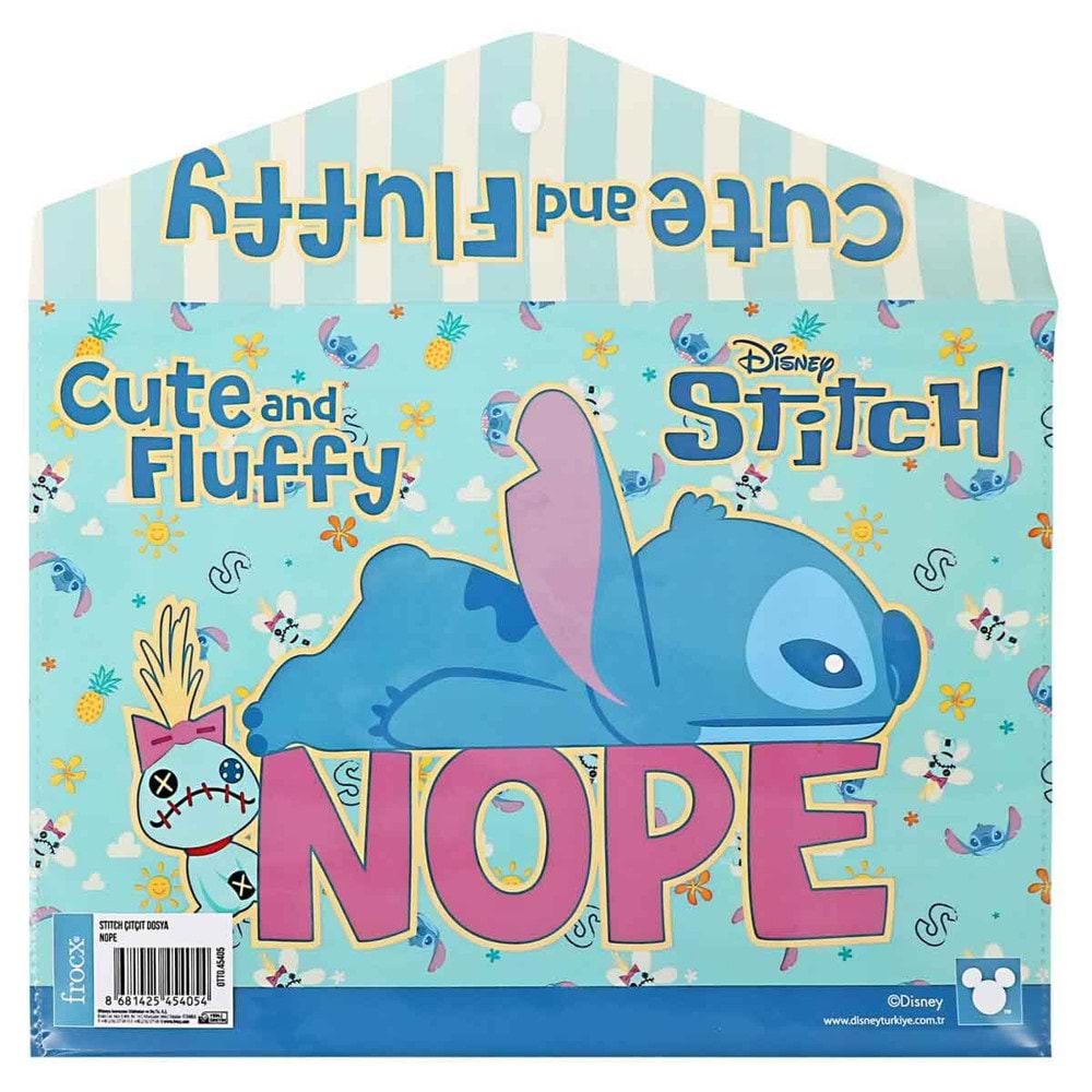 Dısney Stitch Nope ÇıtÇıt Dosya (1 Adet)