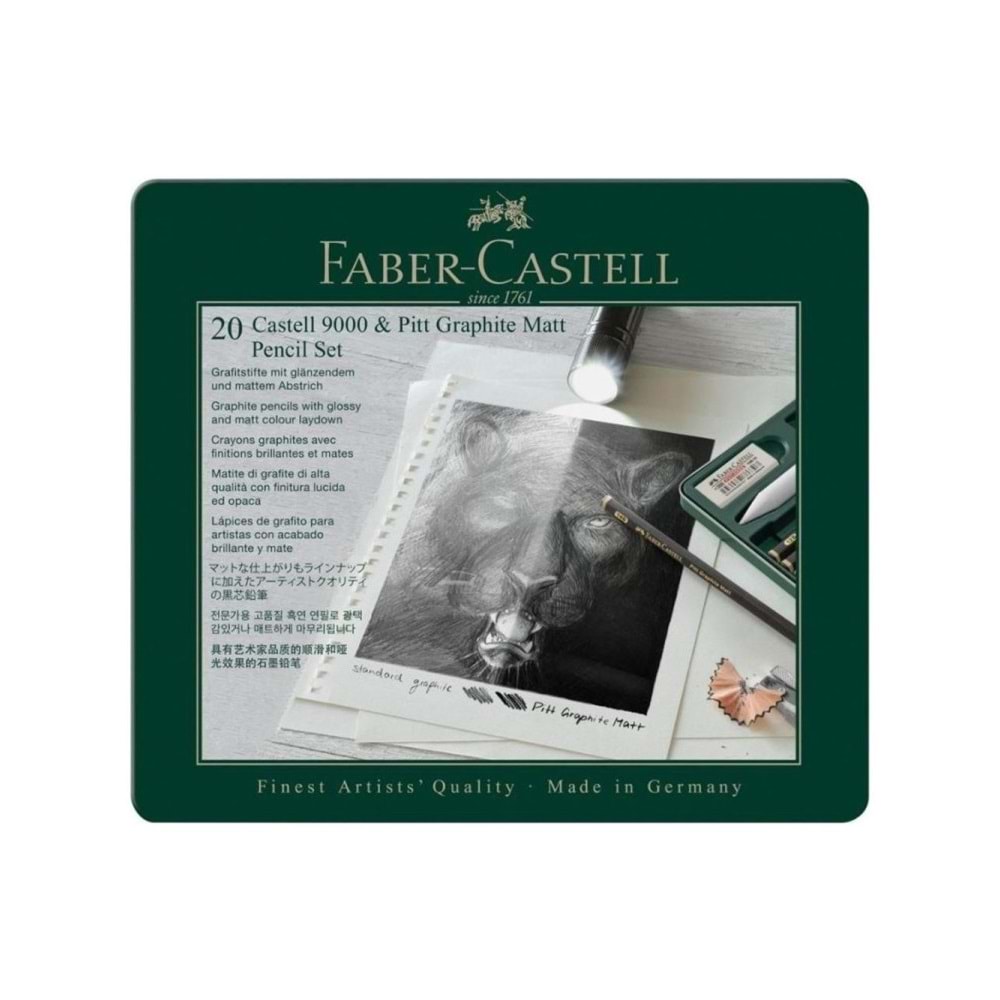 Faber-Castell Dereceli Kalem Pitt Graphite Matt Set 20X 5165115224000
