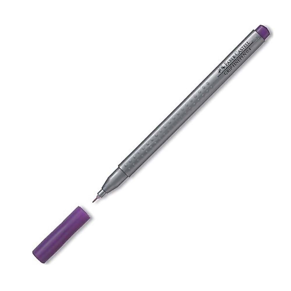 Faber-Castell Grip Finepen 0,4 Mm Mor 151634 (1 Adet)