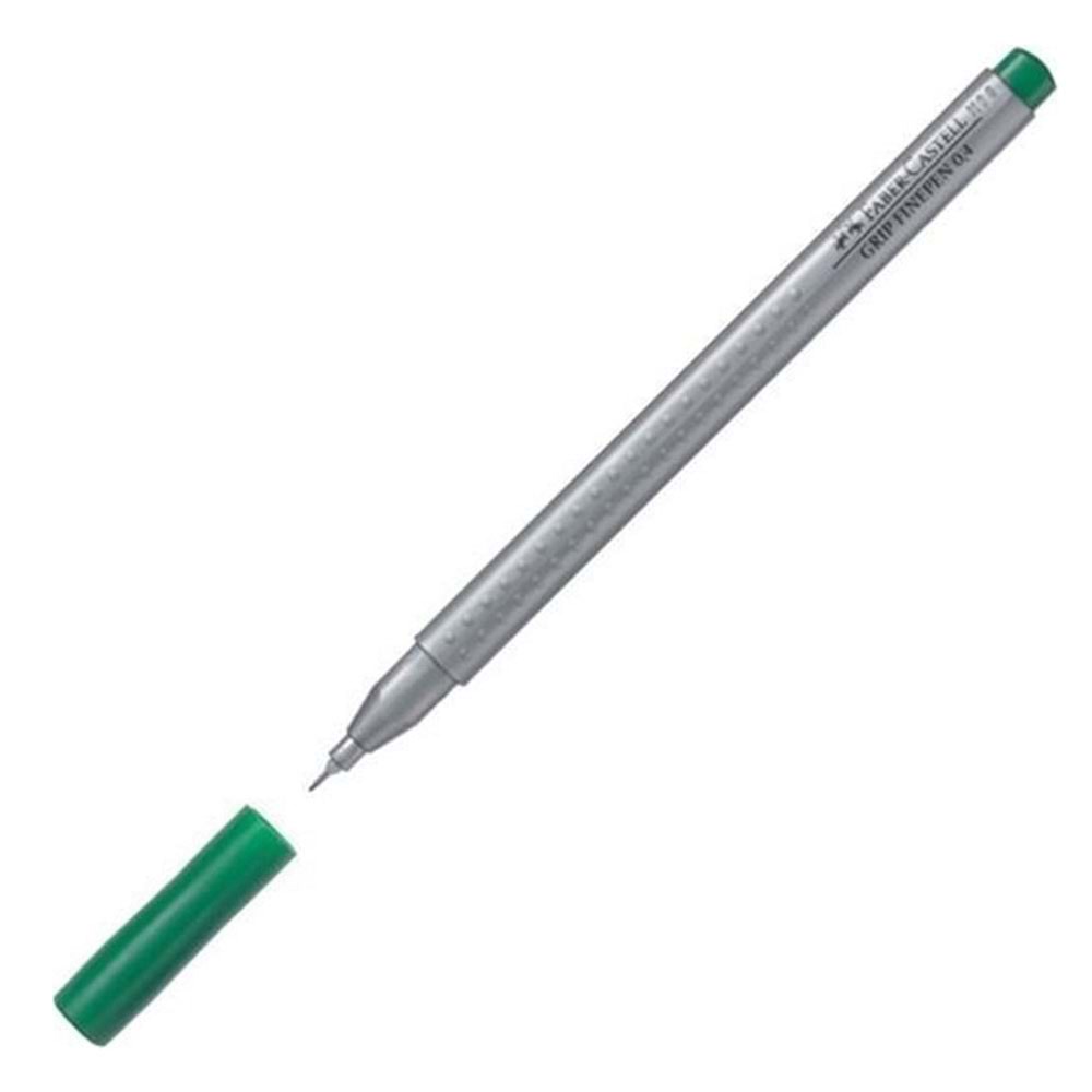 Faber-Castell Grip Finepen 0,4 Mm Zümrüt Yeşili 151663 (1 Adet)