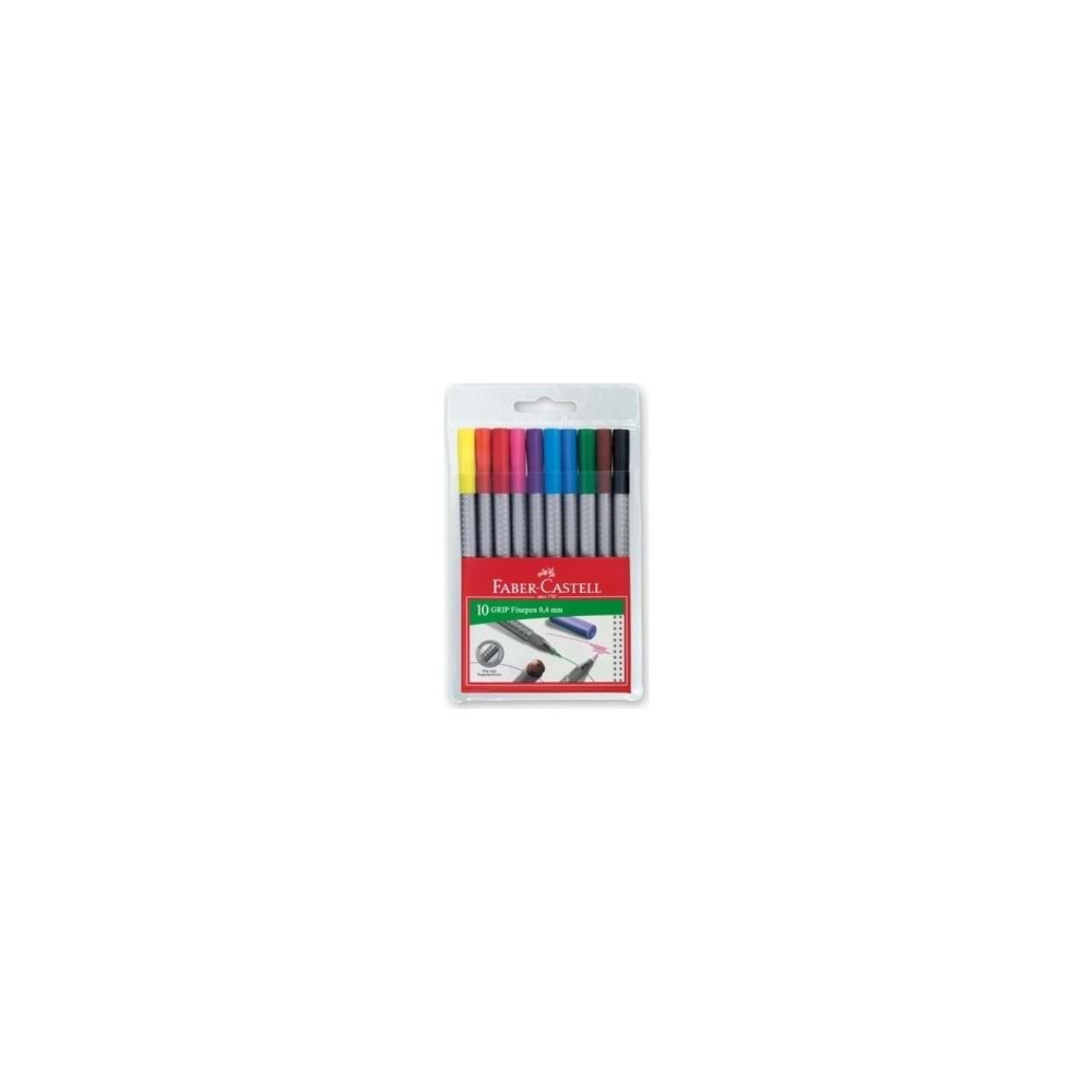 Faber-Castell Grip Finepen 0,4 Mm 10 lu 151610