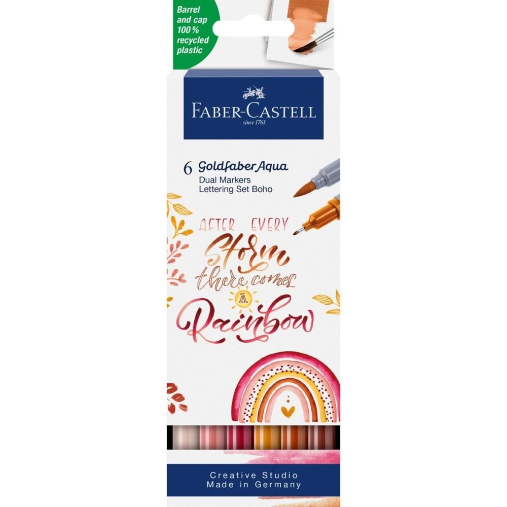 Faber-Castell Goldfaber Aqua Çiftuç Mrkr Klg X6 Bho