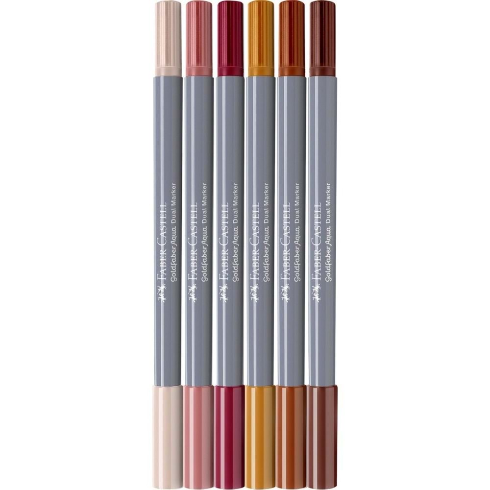 Faber-Castell Goldfaber Aqua Çiftuç Mrkr Klg X6 Bho