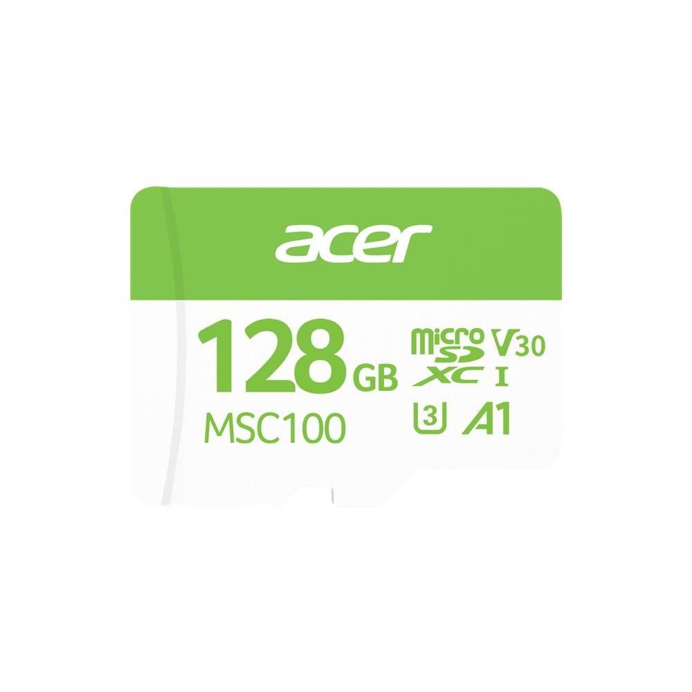 Acer MSC100 128GB microSD U3 V30 A1 Aksiyon Kamera & Güvenlik Kamerası Uyumlu