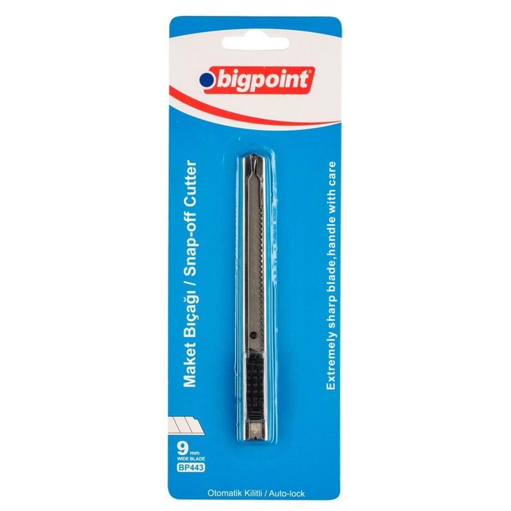 Bigpoint Maket Bıçağı Dar Metal Cep Tipi BP443 (1 Adet)