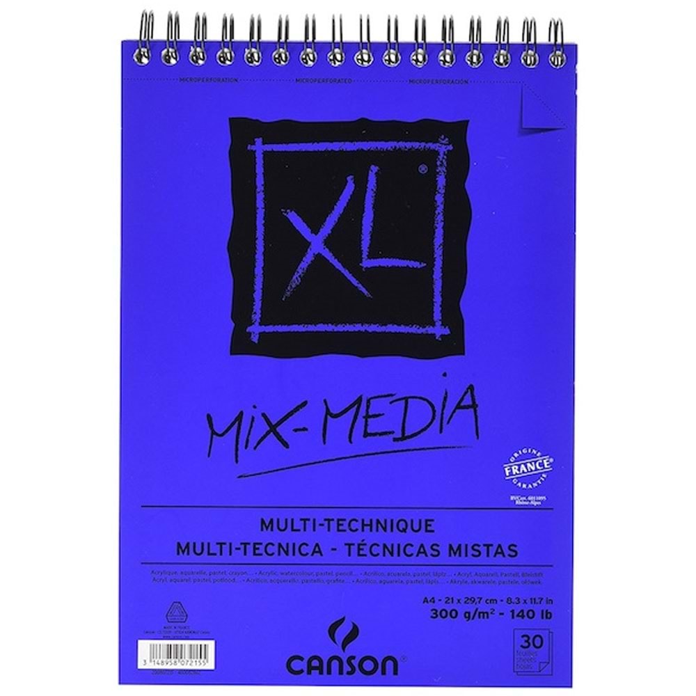 Canson Bloknot Çok Amaçlı XL 30 Syf 300 GR A4 200807215
