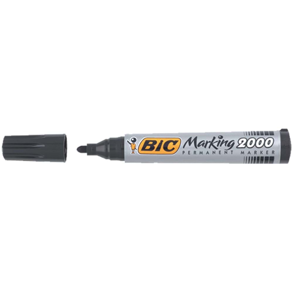 Bic Markör Permanent 1.7 MM Yuvarlak Uçlu Siyah 2000 09 (1 Adet)