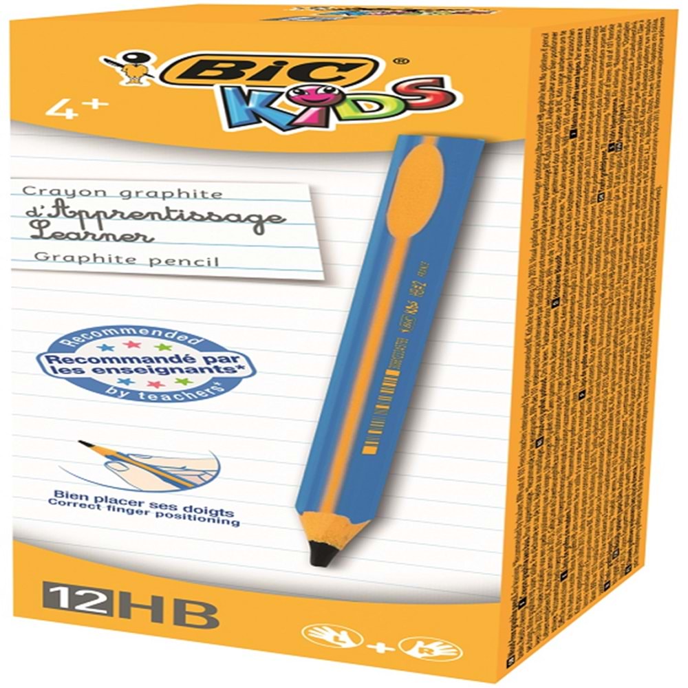 Bic Kurşun Kalem Kids Evolution HB Üçgen Jumbo Mavi 919262 (1 Adet)
