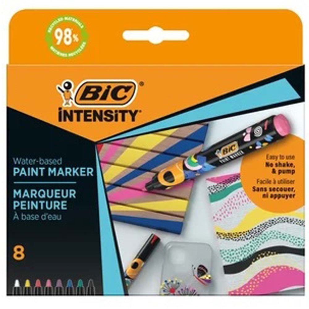 Bic Intensity Paint Marker 8Lİ Vivid 527430
