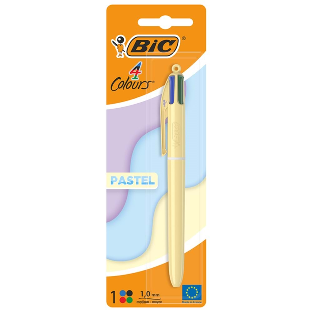 Bic Tükenmez Kalem Pastel 4c Bl1 (1 Adet)