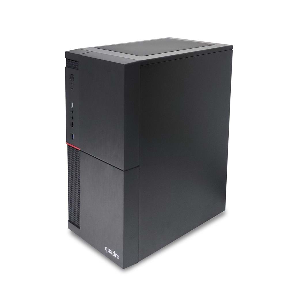 Quadro Solid 124164 i5 12400F 16gb 480gb SSD 4gb GT730 Freedos --DVD YOK-- Masaüstü Bilgisayar