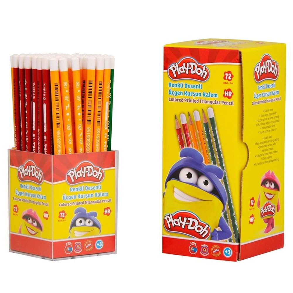 Play-Doh Kurşun Kalem Renkli Üçgen PLAY-KK006 (1 Adet)