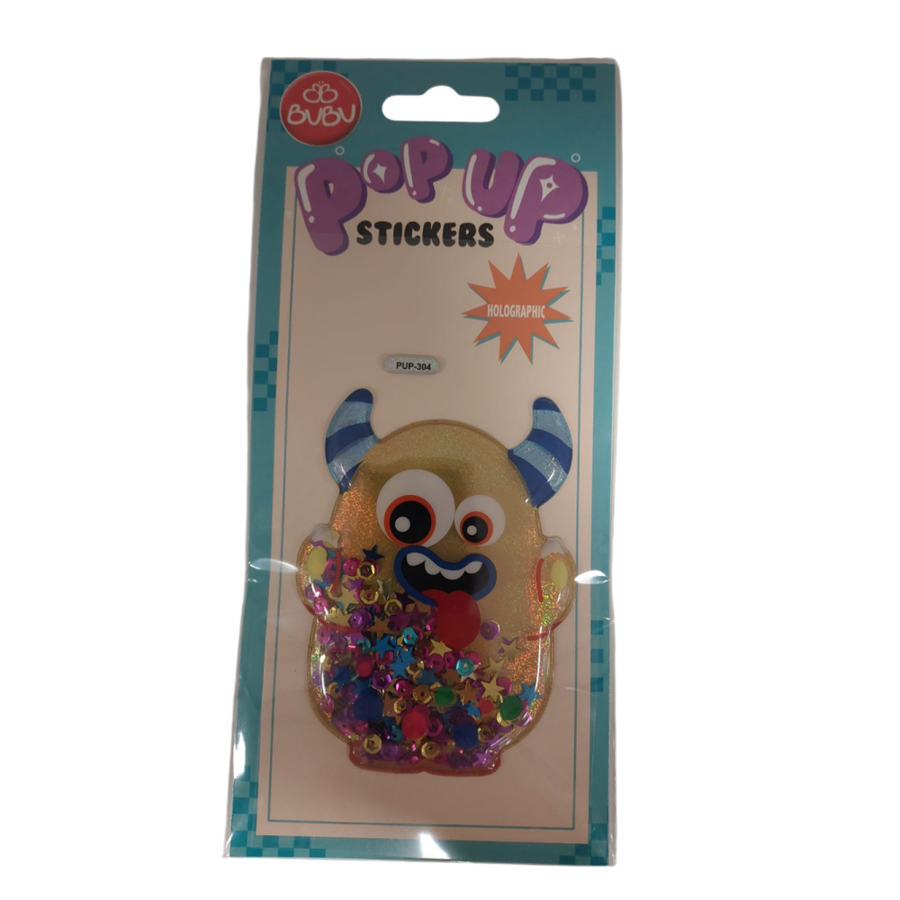 Bu-Bu Stickers Pop Up Boynuzlu Minyon 20X9