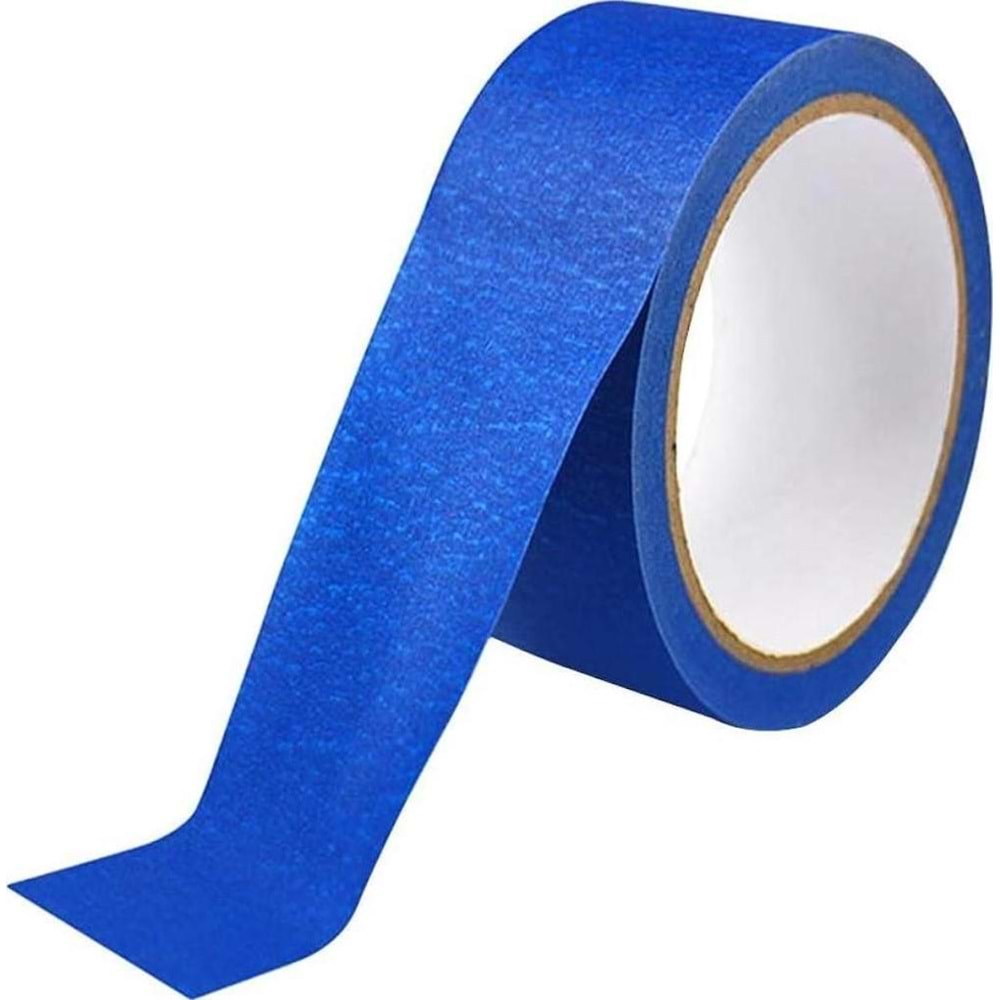 Cassa Krepe (Maskeleme) Bandı Tape Mavi 50 MMx25 Mt 9642