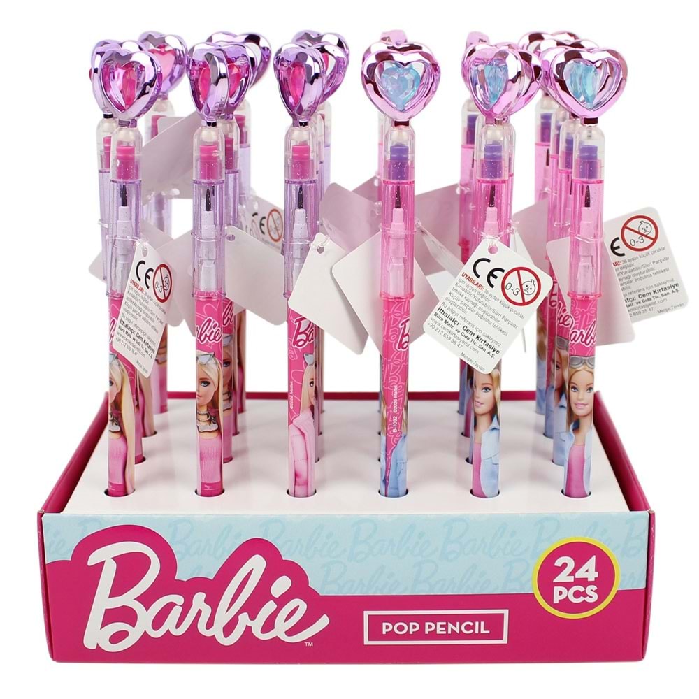 Barbıe Geçmeli Kalem B-1032 Taşlı Kalp 24/576 (1 Adet)