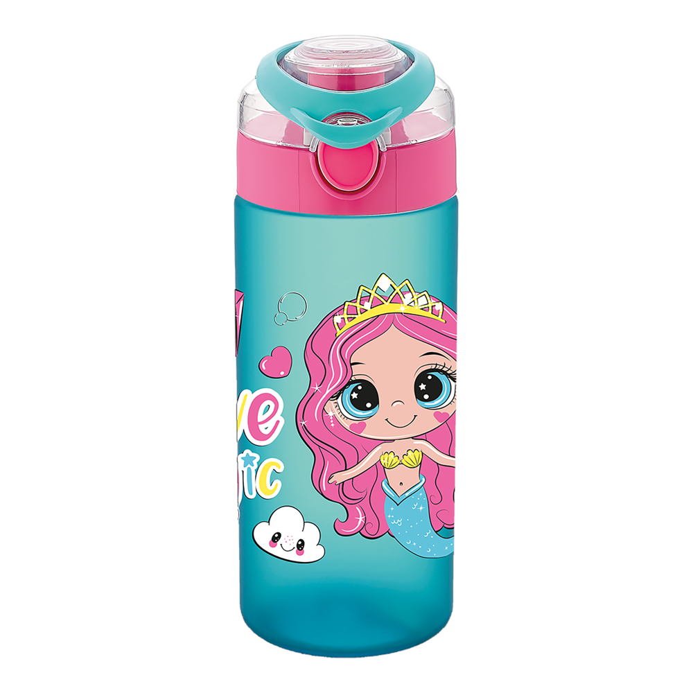 Noki Kıds Su Matarası Aparatlı Desenli 500 Ml (Karışık Renk 1 Adet)