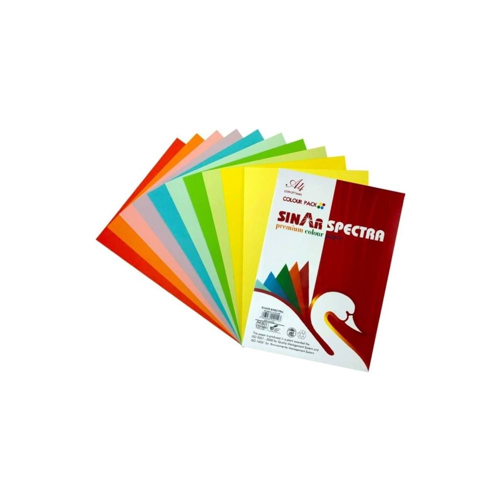 Diamond Exclusıve Renkli Fotokopi Kağıdı A4 10 Renk Karışık 100 Lü