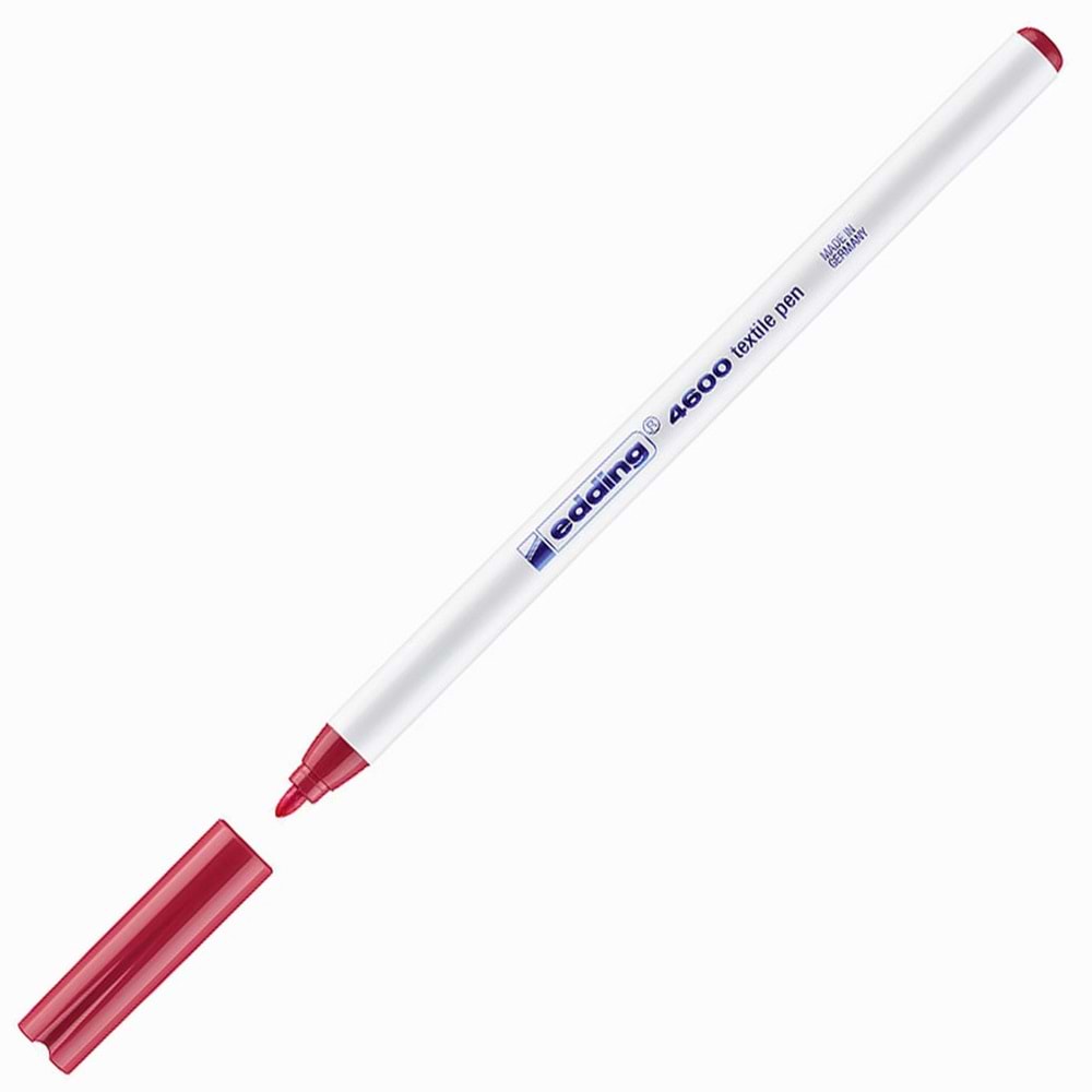 Edding T-Shırt Kalemi Yuvarlak Uçlu 1 MM Karmin 4600 (1 Adet)