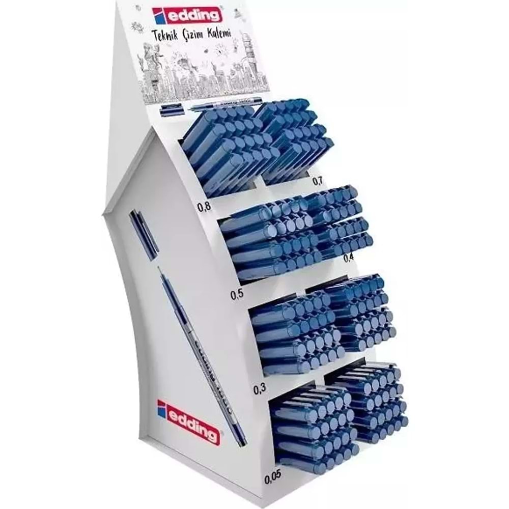 Edding Teknik Çizim Kalemi 160 LI Dısplay ED1880