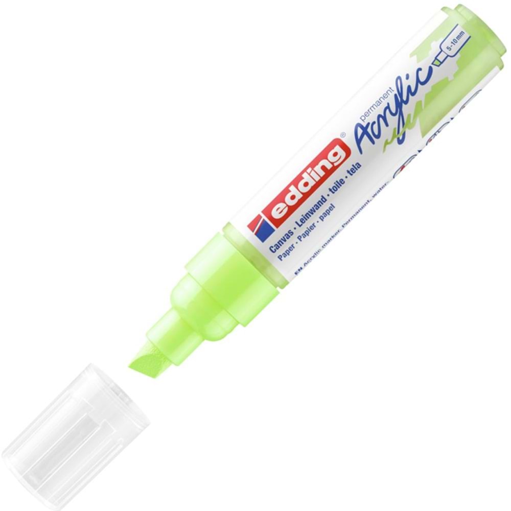 Edding Markör Akrilik Kalın Uçlu 5-10 MM Pastel Yeşil 917 5000 (1 Adet)