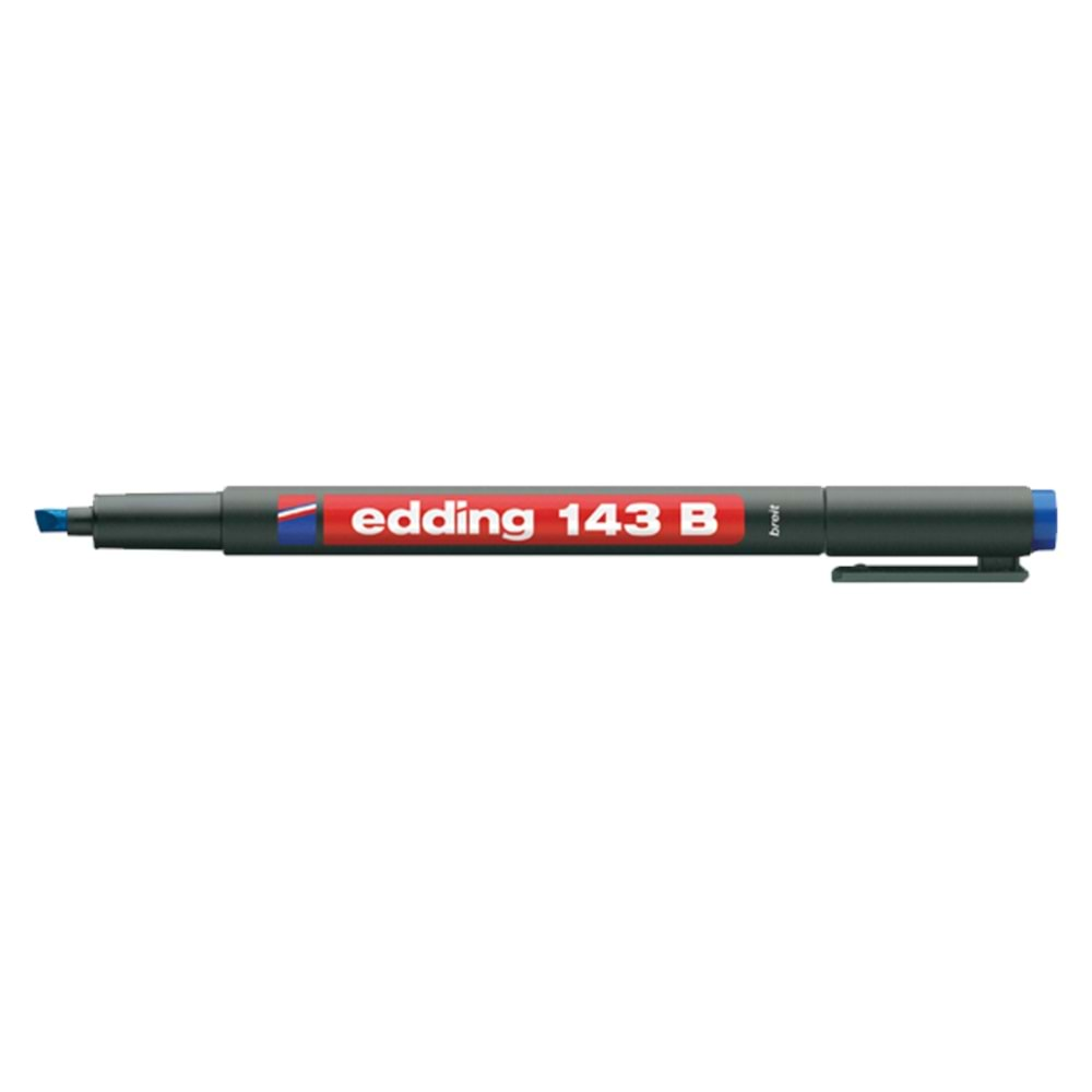 Edding Asetat Kalemi Permanent B Seri 1-3 MM Mavi 143 B