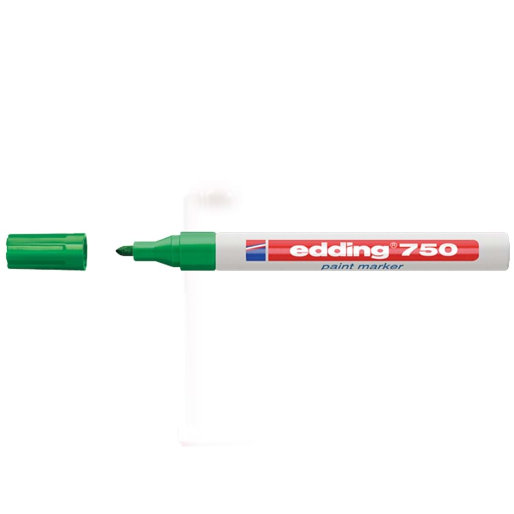 Edding Markör Boya 2-4 MM Yuvarlak Uçlu Yeşil 750(1 Adet)
