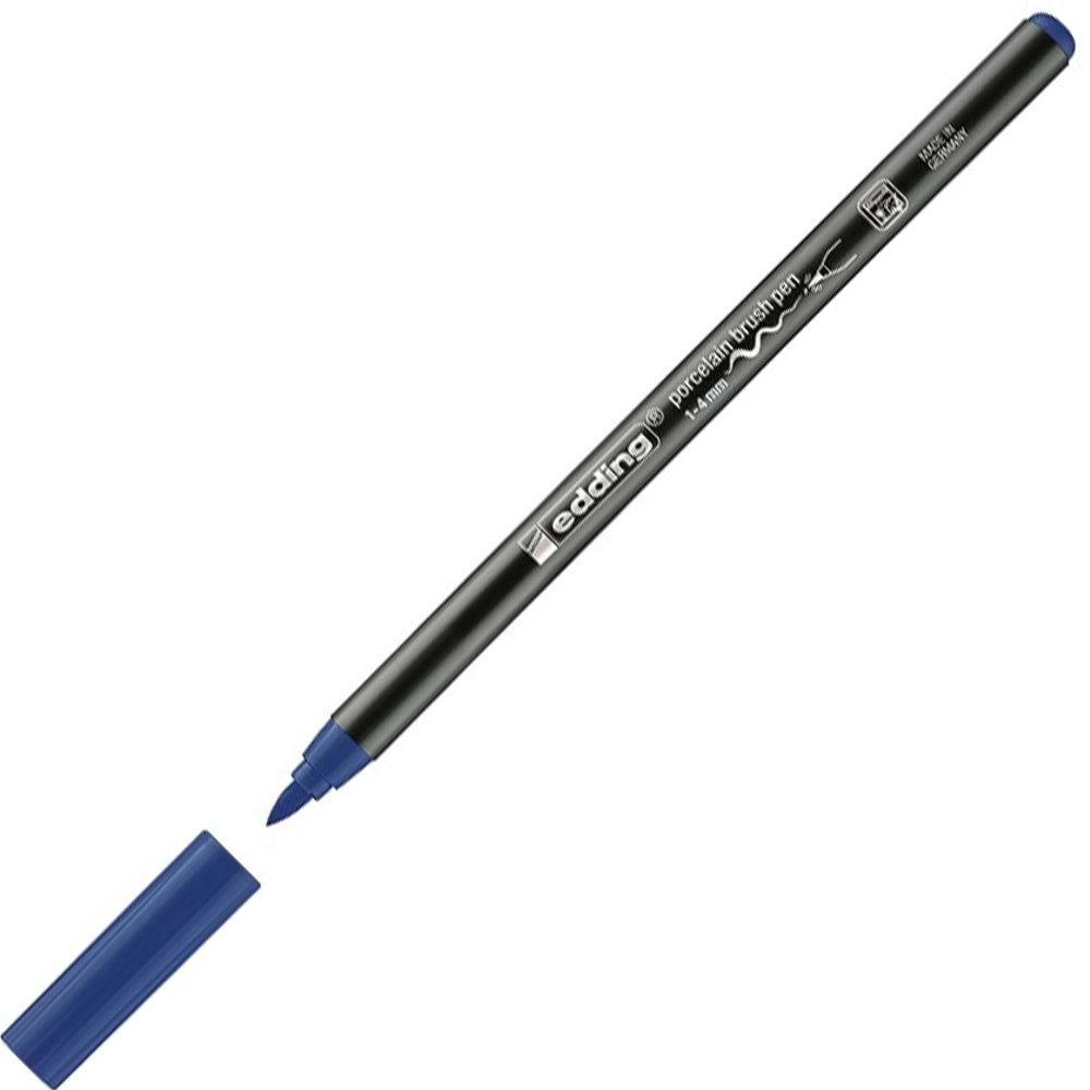 Edding Porselen Kalemi Fırça Uçlu 1-4 MM Çelik Mavisi 4200 (1 Adet)