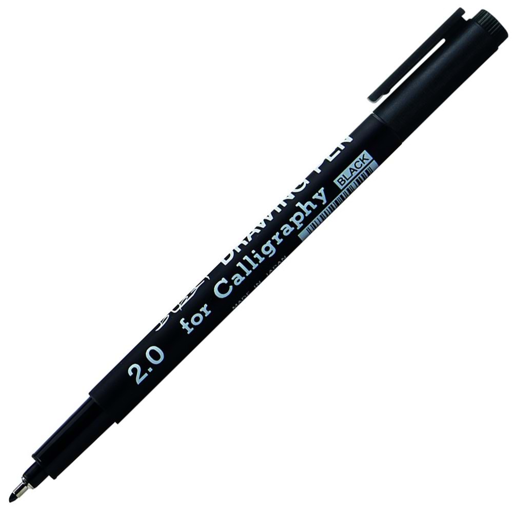 Snowman Kaligrafi Kalemi Kesik Uçlu 2.0 MM Siyah FT700 (1 Adet)