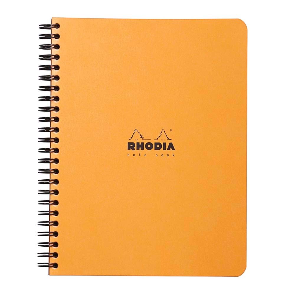 160x210 MM A5+Çizgili Defter Turuncu Kapak Yandan Spiralli 80 Yp 5 Li